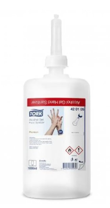 DEZINFECTANT GEL ANTIBACTERIAN TORK 1000ml SISTEM S4